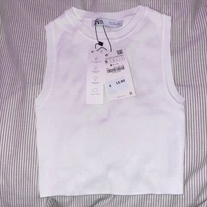 ZARA Sweater Tank Cropped